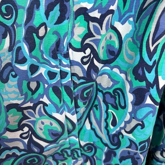 Coolibar 3X Annette 1/2 Zip UPF 50+ Pull Over Paisley Patterned - Picture 5 of 5